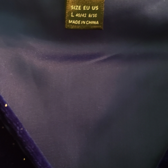 Shein blue sparkling dress Large - Picture 2 of 3